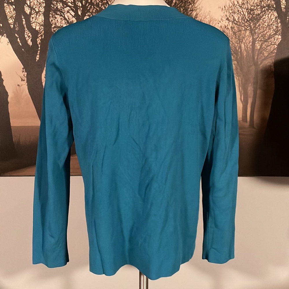 Covington Teal Top Cardigan Set - L - Picture 4 of 9